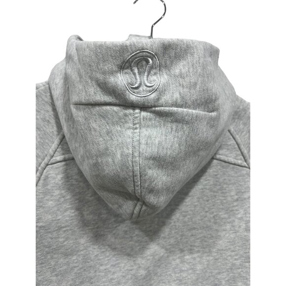 Lululemon Size XS/S Oversized 1/2 Zip Hoodie Sweatshirt Heathered Core Ultra Lig - Picture 4 of 5